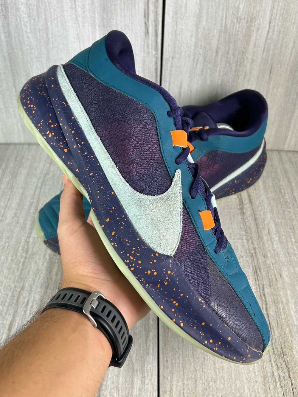 Nike Zoom Freak 5 Nigerian Nightmare Giannis Basketball Shoe Mens Size 12